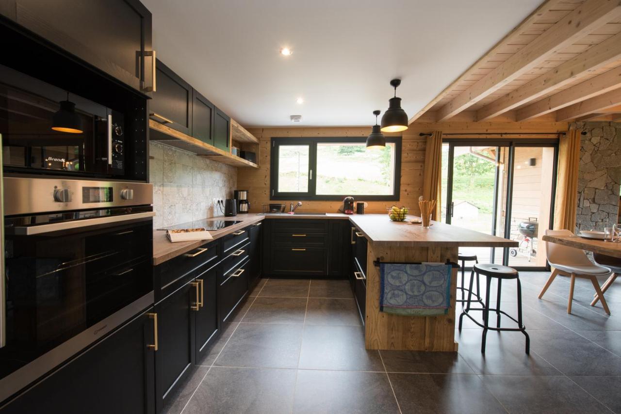 TOUT NEUF - Chalet Pébie 8 à 10 pers avec sauna La Bresse Extérieur photo