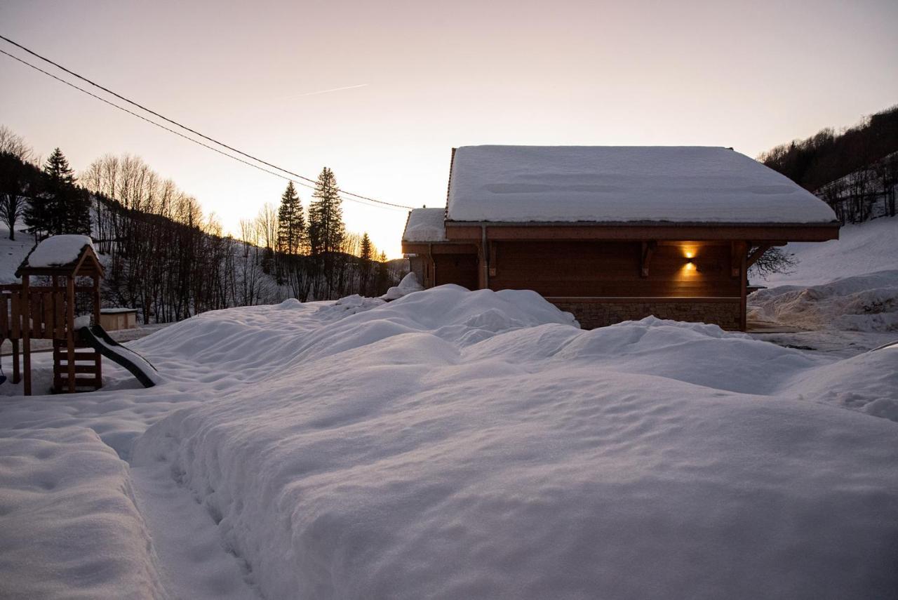 TOUT NEUF - Chalet Pébie 8 à 10 pers avec sauna La Bresse Extérieur photo